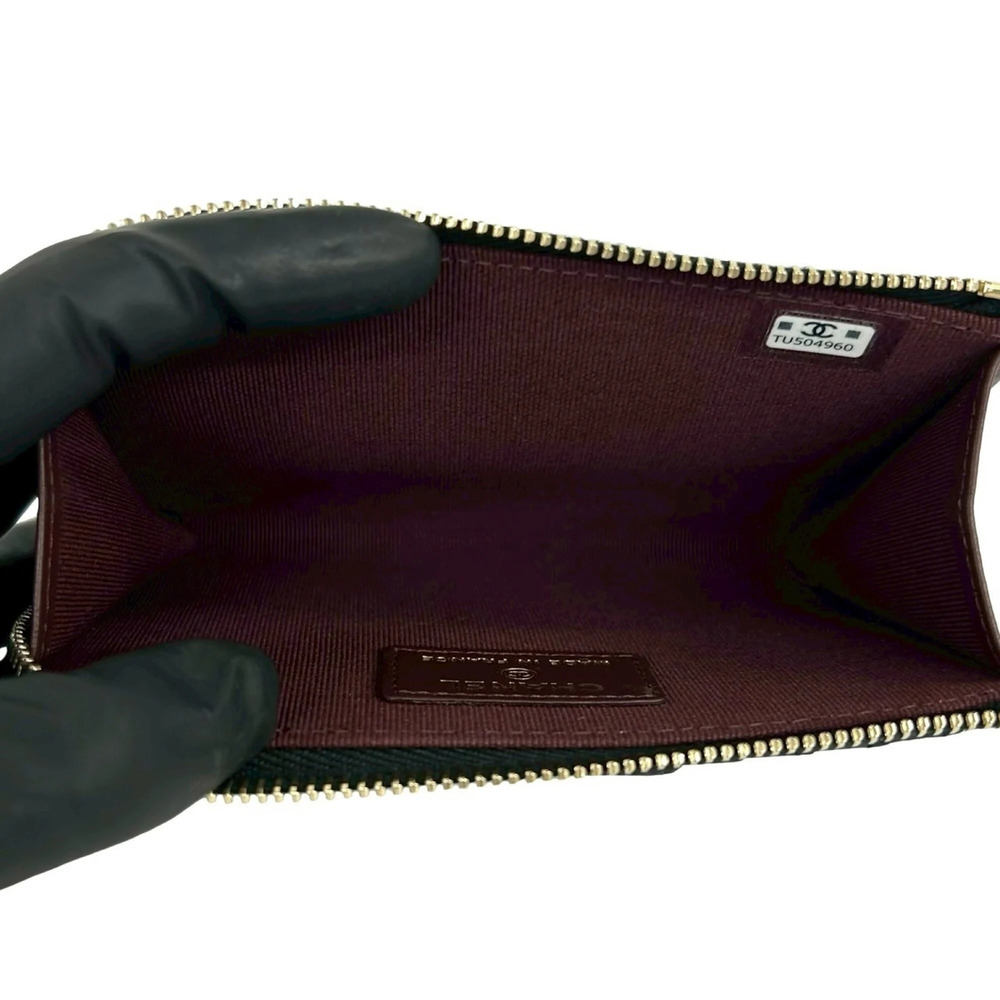 CHANEL Authentic Black Caviar Leather Wallet - Picture 9 of 9